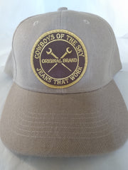 Cowboys of the Sky Logo Brand Cap - Beige