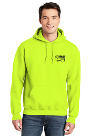COS Brand Logo Safety Hoodie - Green
